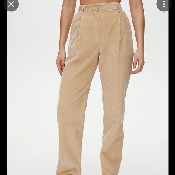 Aritzia Lennox Brown Corduroy Pant Size 8 - Picture 8 of 10